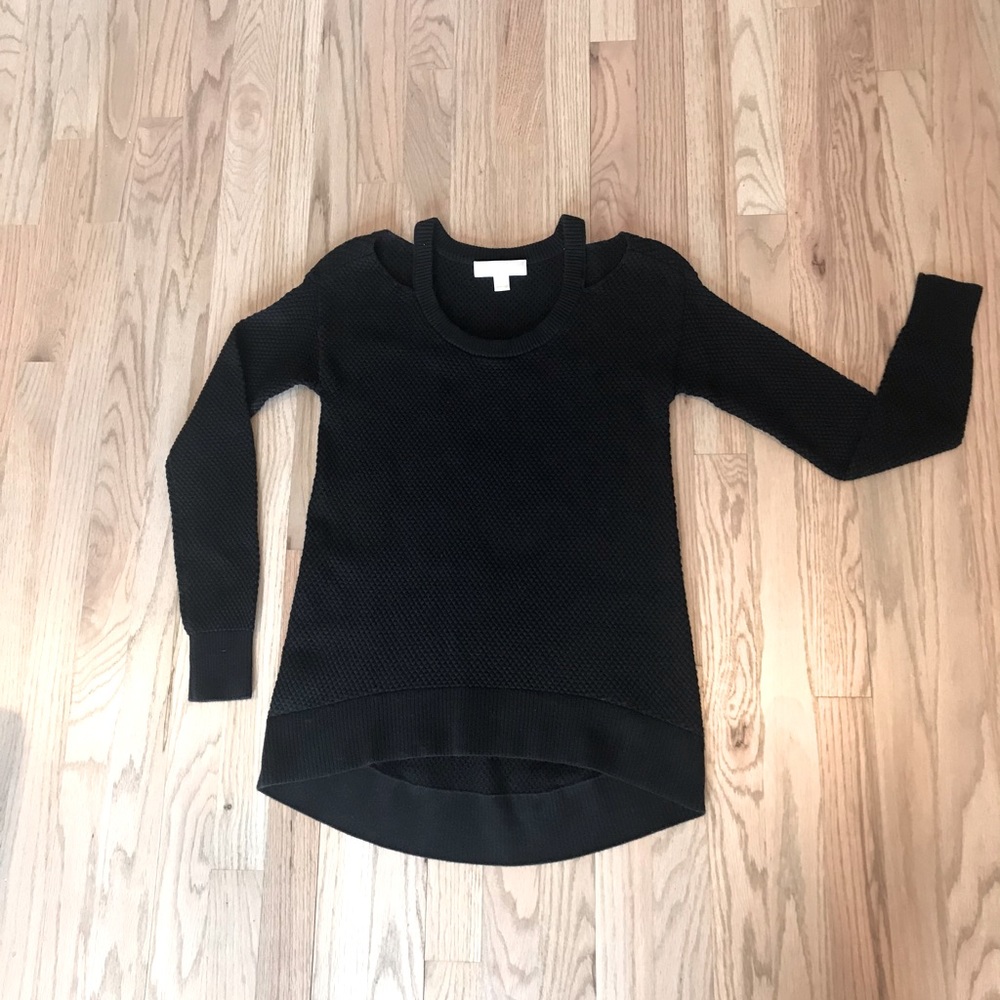 Sweater with cutouts